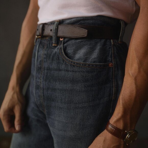 M032 JAPANESE LOOMSTATE SELVEDGE COWBOY CUT JEAN - Picture 4 of 9